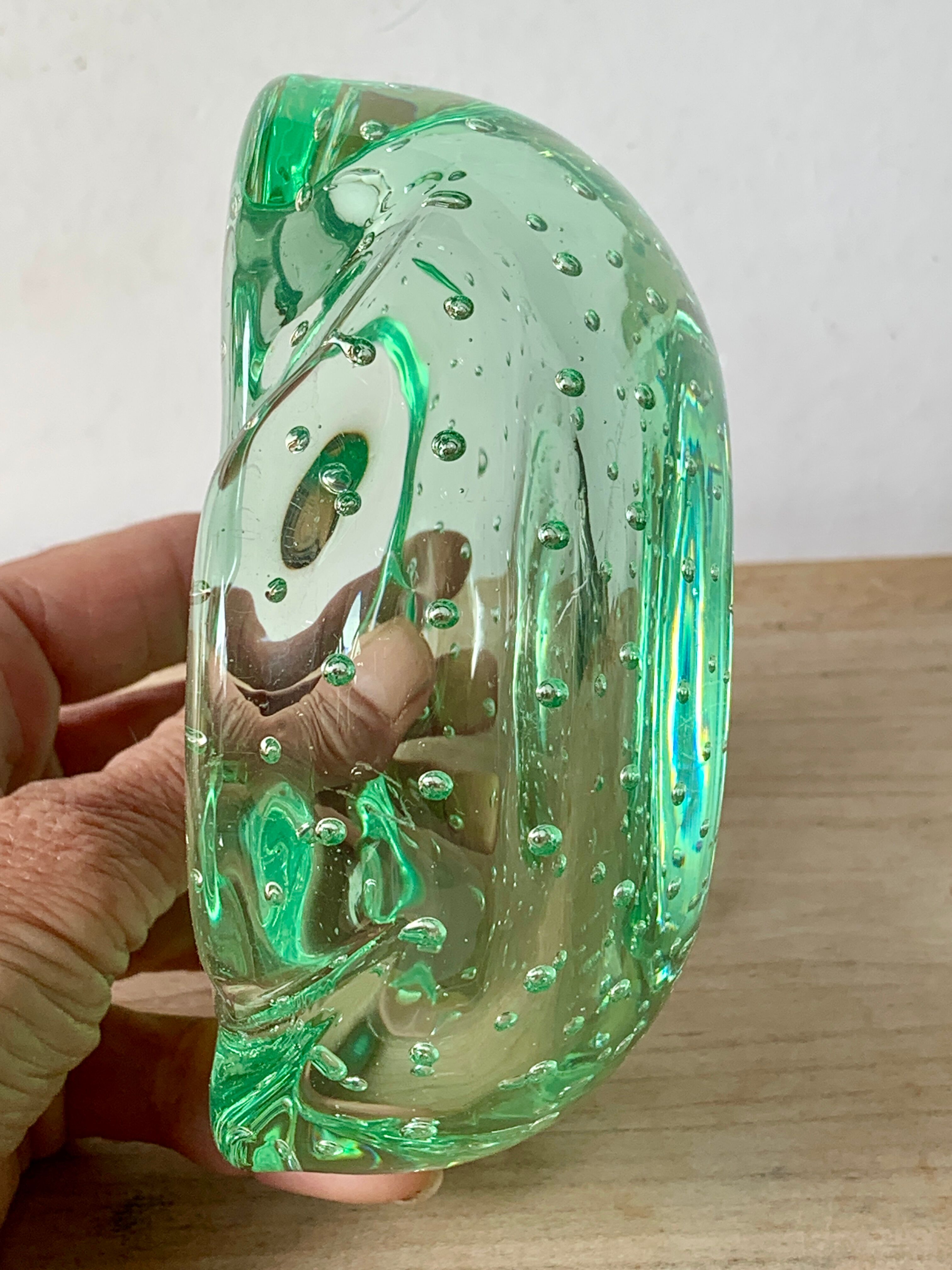 Mint bubble bowl Daum France