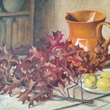 Still life with lemons and holly Alexandra Pregel