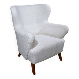 Boucle armchair lounge chair Sweden, 1950’s