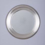 VINTAGE 1960S ROUND WALL MIRROR IN METAL BY GOFFREDO REGGIANI