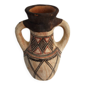 Ancienne jarre en terre cuite du Rif (Maroc) H30cm