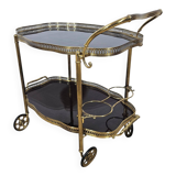 Luxurious bar cart,Maison Jansen, Hollywood Regency, France, 1950s/70s