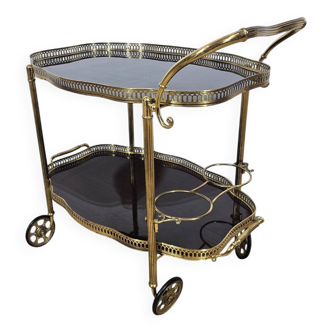 Luxurious bar cart,Maison Jansen, Hollywood Regency, France, 1950s/70s