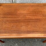 Table basse teck danois Trioh Mobler attribuée à Niels Bach, vintage, années 1960