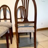 6 chaises Art Déco entièrement restaurées