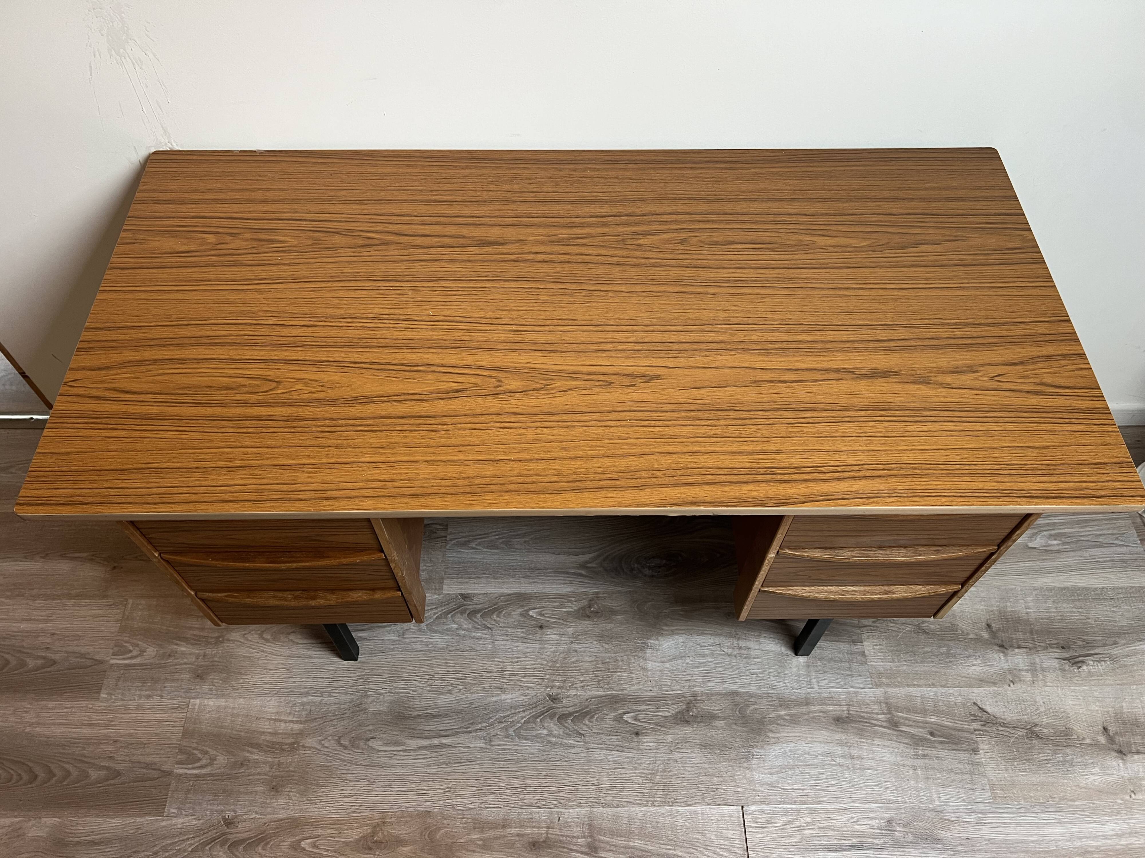Vintage wood and formica desk