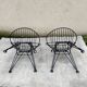 Paire de fauteuils Cees Braakman Combex Wire Pastoe