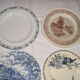 Lot de 12 assiettes plates différentes