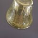 Large blown biot glass salad bowl