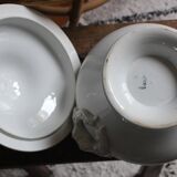 Pexonne FF iron earth white soup tureen