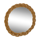 Miroir en rotin 30cm