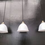 Opaline pendant lights