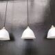 Opaline pendant lights