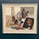 Original Swedish Oil On Canvas – “The Work Table Atelier” By Eric Lundberg