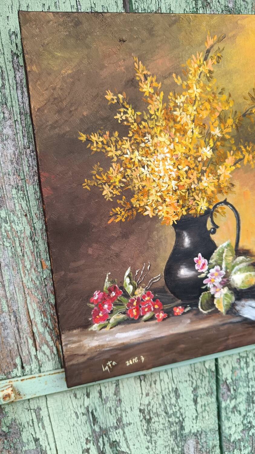 Canvas reproduction of Flowers