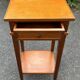 Cherry wood bedside table, vintage, 60s