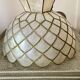 Lustre vintage 60 en nacre & bronze