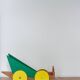 Grasshopper-shaped toy on wheels - 1950s/60s