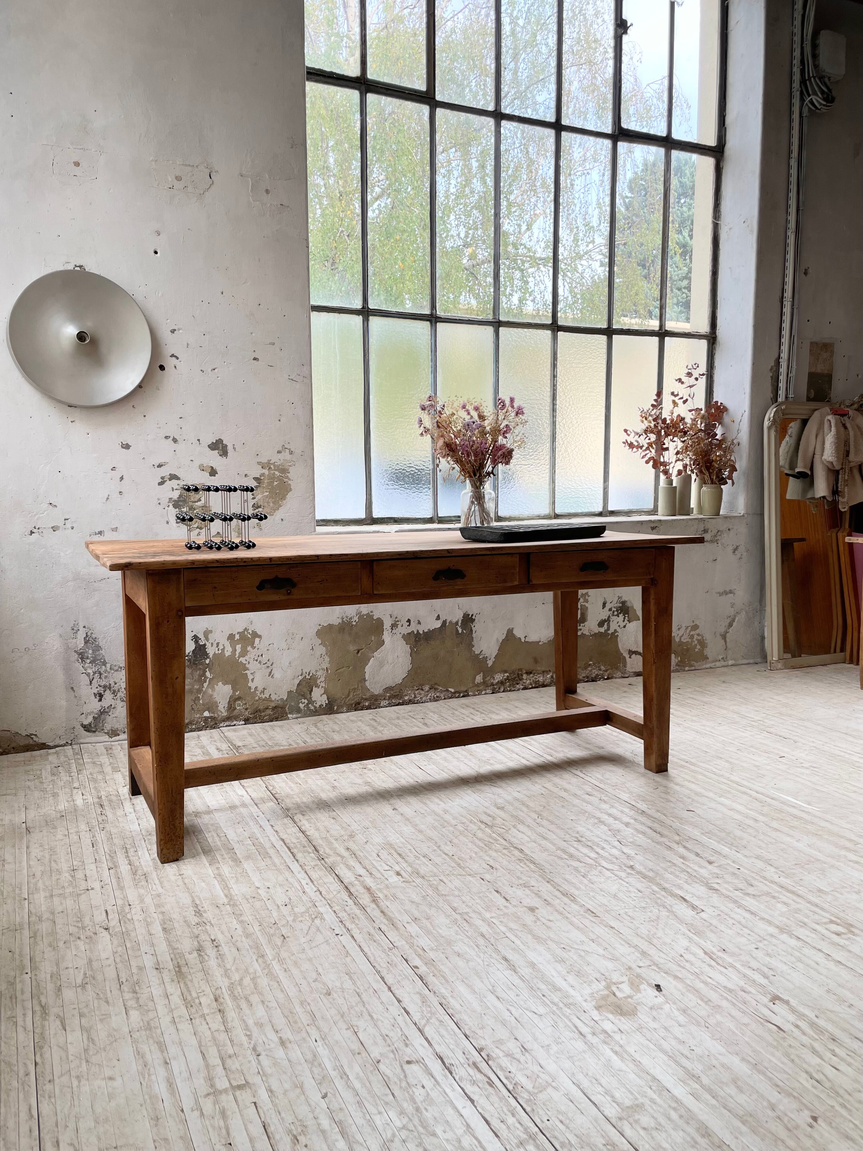 Oak island farmhouse table 2m