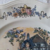 Pie dish faience from sarreguemines obernai