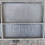 Locker of 12 plastic bottles in vintage gray elie roche color
