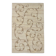 Turkish Cream & Brown Modern Vintage Rug, 179x273Cm