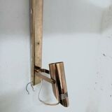 Applique 2 spots dorée années 70