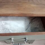 Parisian chest green of gray