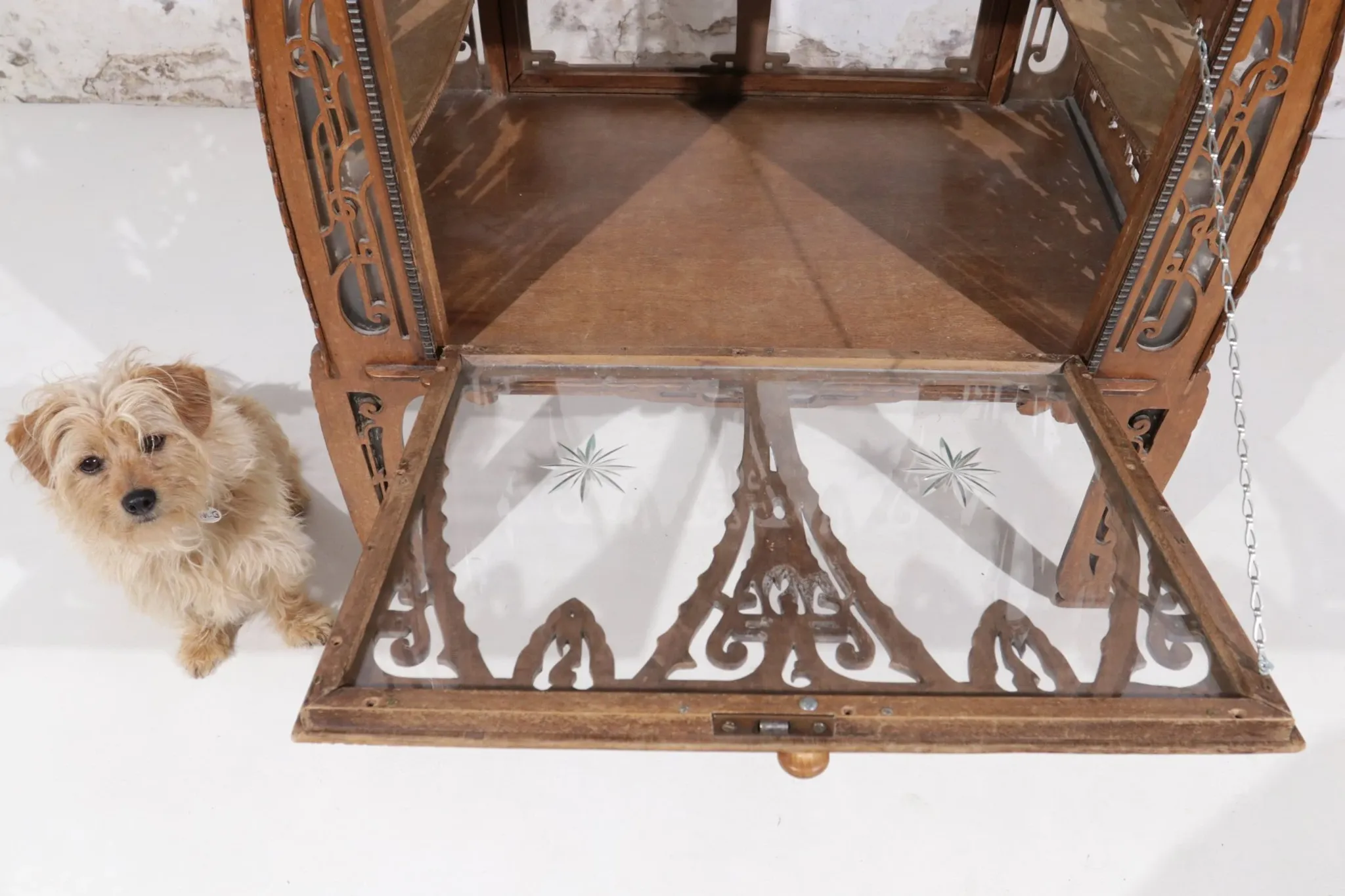 Amsterdam School Arts and Crafts tea cabinet Dutch Colonial