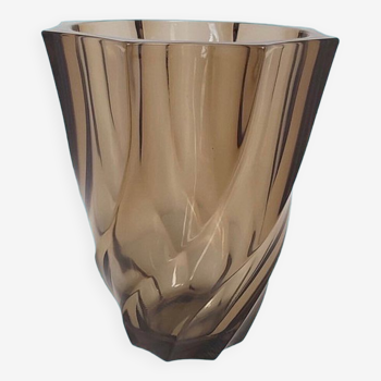 Vase verre fumé Lever