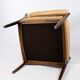 Fauteuil en bois foncé design danois, années 1960