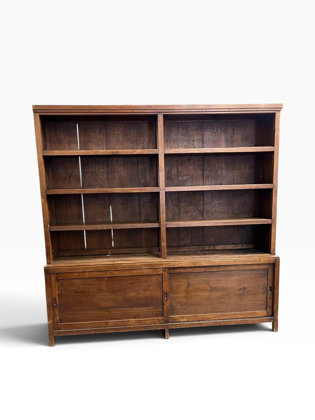 XL vintage wooden display shelf/bookcase