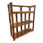 Rattan shelf