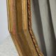 Miroir rond vintage en bois