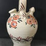 Gargoulette Cantir in ceramic with floral paint decoration