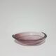 Decorative bowl, pink-purple, glass, designed by A. F. Gangkofner, Hessengl