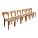 6 chaises de salle à manger | Koefoeds Hornslets | Niels Koefoed | Modèle Peter | Teck