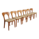 6 chaises de salle à manger | Koefoeds Hornslets | Niels Koefoed | Modèle Peter | Teck