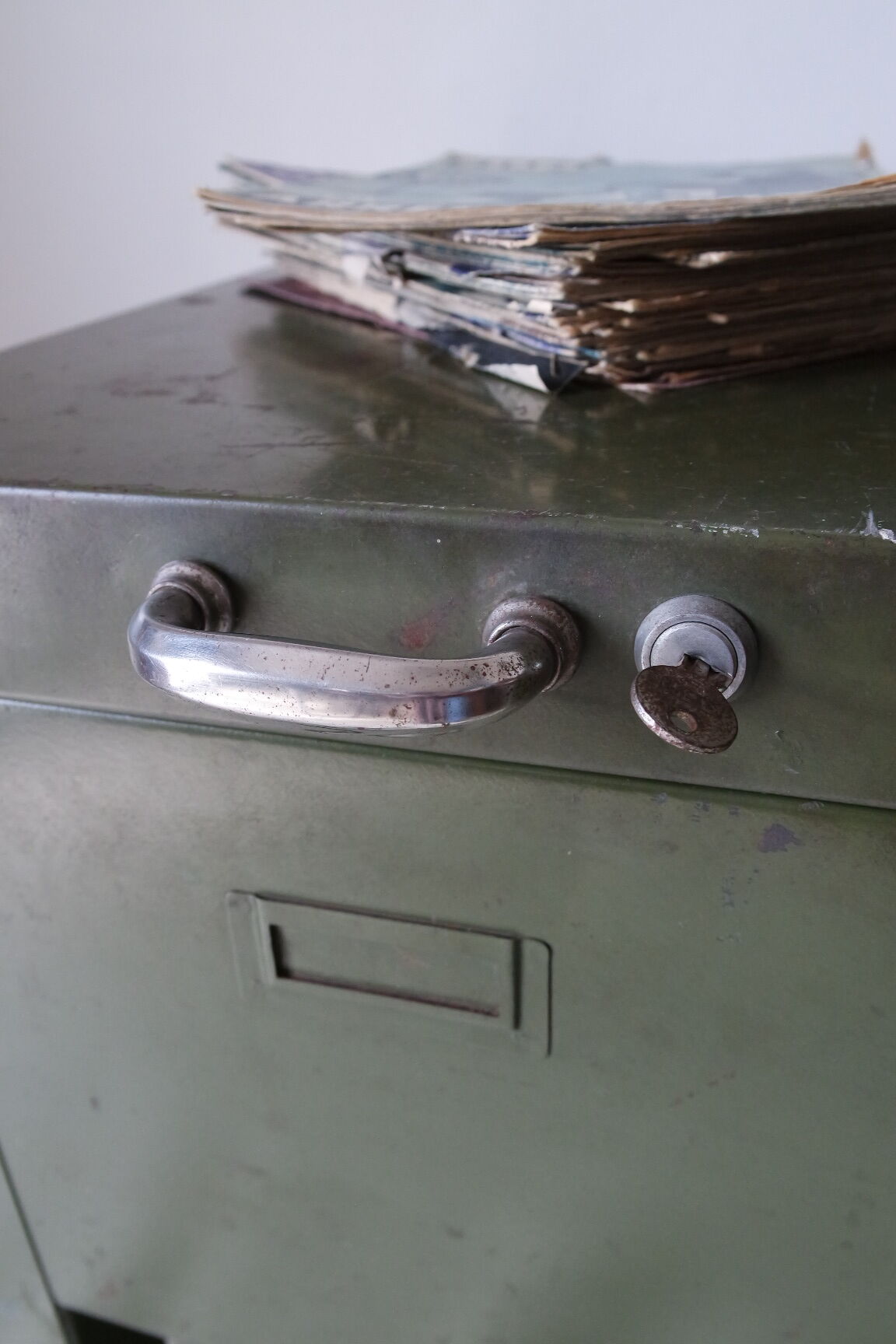 Vintage industrial roulette box