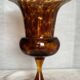 Vintage 1960s "tortoiseshell" blown glass vase