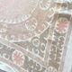 Vintage hand-embroidered tablecloth 123x132 cm