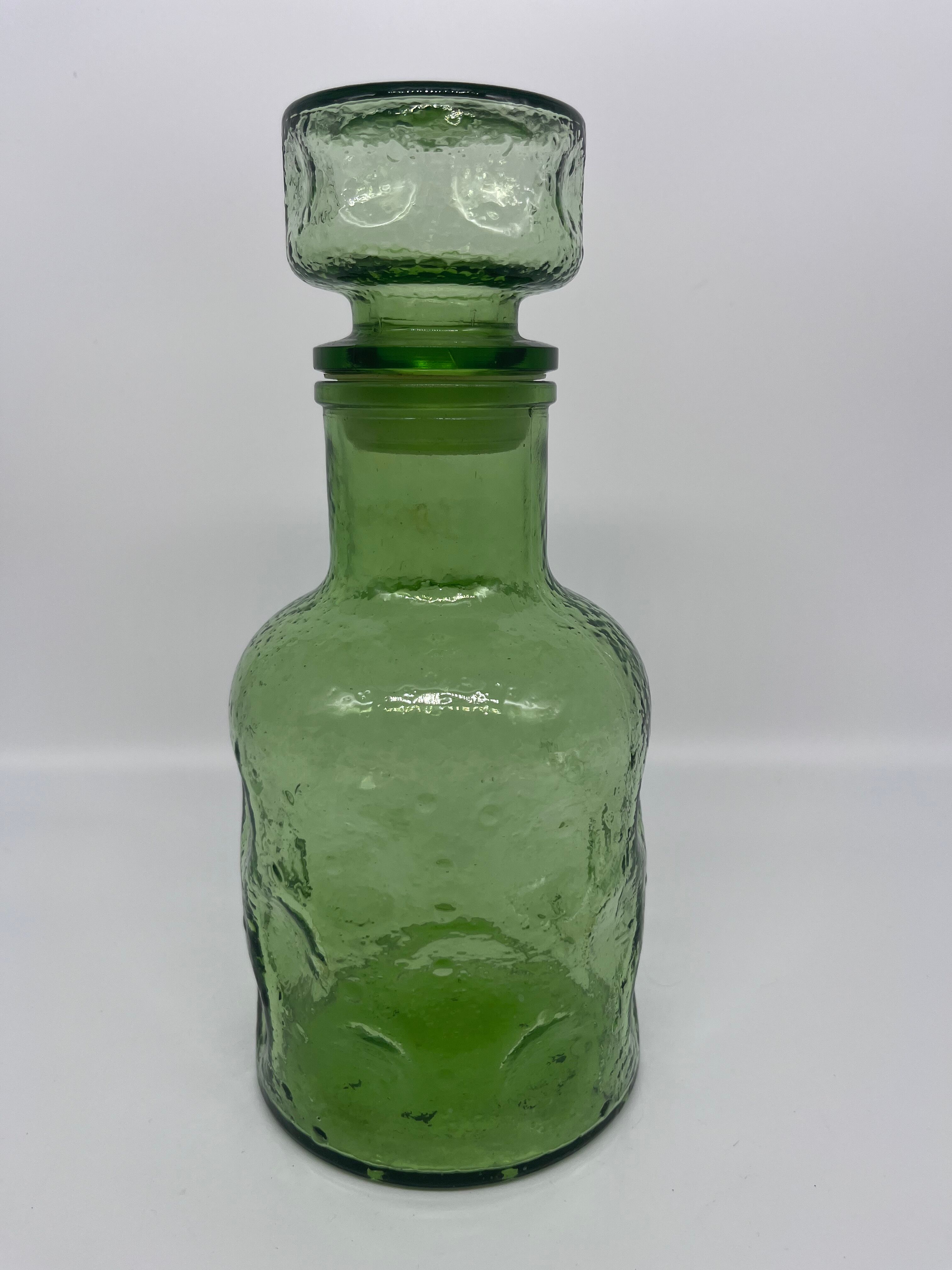 Green decanter 70s