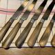 Lot de 6 couteaux corne et inox