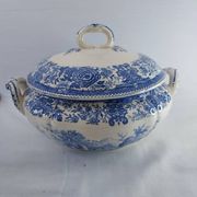 Villeroy & Boch "Burgenland" Soup Tureen in Blue Earthenware - Collectible Condition