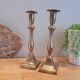 La Redoute x Selency pair of brass candle holders 27