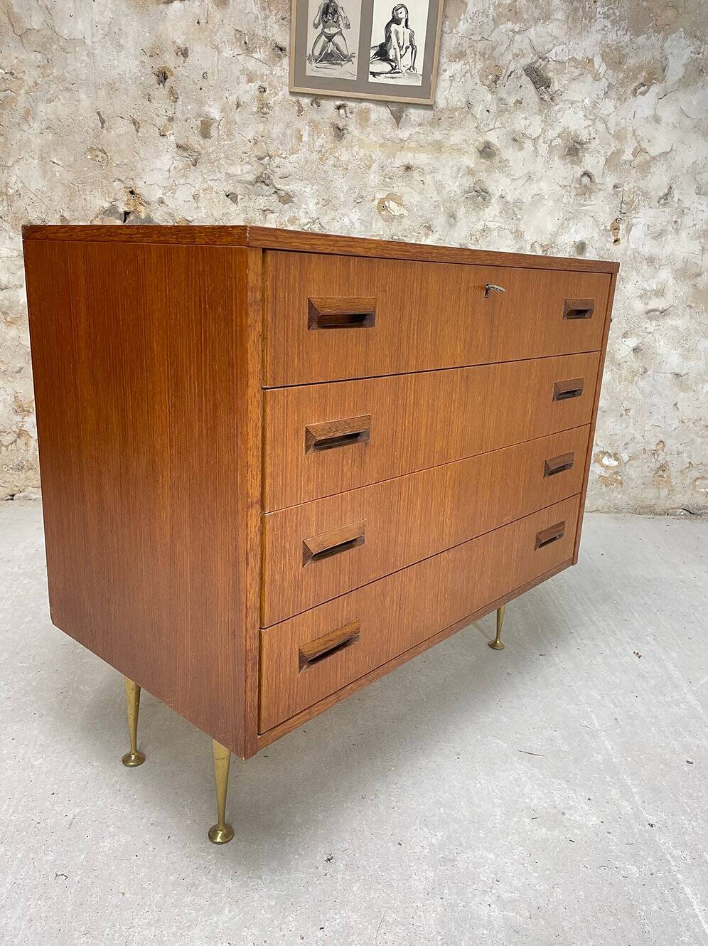 Commode danoise en teck des années 60