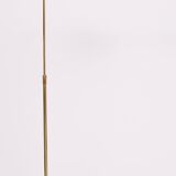 Holtkoetter Brass swing arm floor lamp Germany 1980s