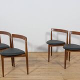 Mid-Century Teak Dining Table and Chairs Set by Hans Olsen for Frem Røjle.