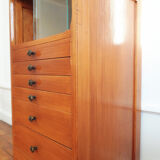 Small metier furniture chest of drawers with display case