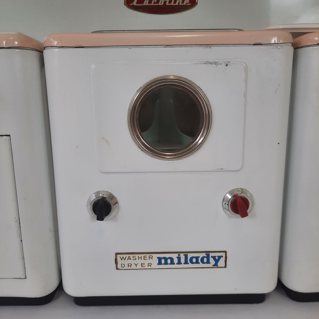 Miniature vintage toy kitchen